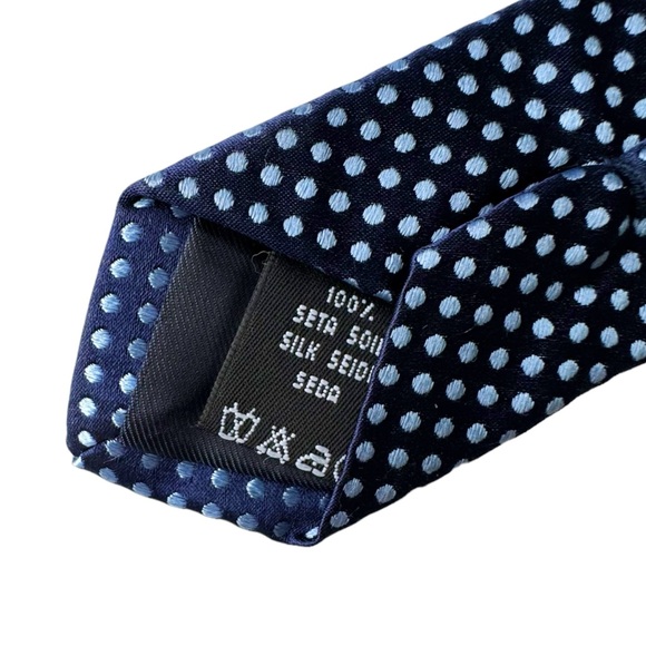 Valentino Italian Silk Polka Dot Necktie